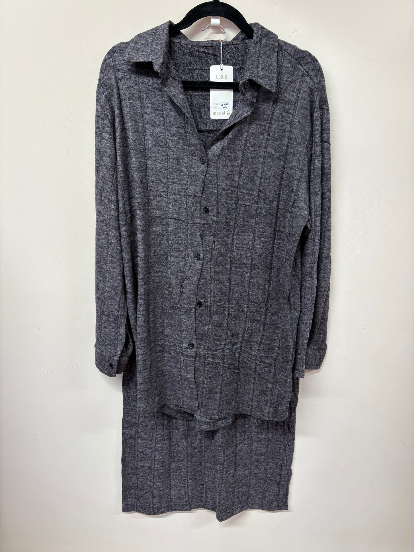 Button up soft cord set