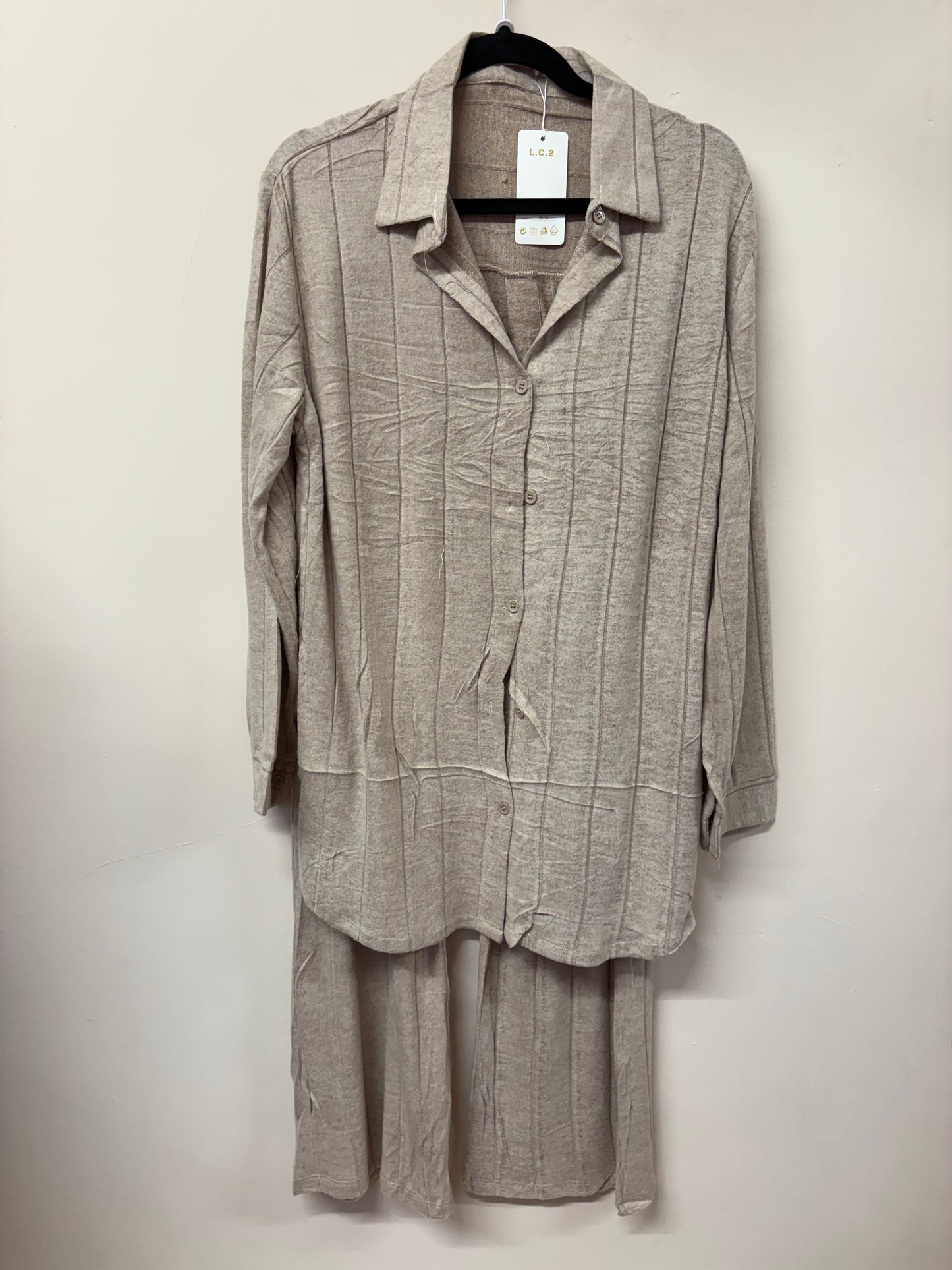 Button up soft cord set